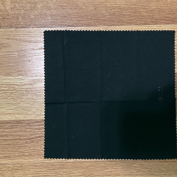 Prada PR 17WS Black Plastic Rectangle Sunglasses Grey Lens - Picture 7 of 8